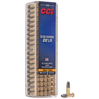 CCI Subsonic 22LR 40 Gr