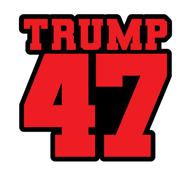 SLE Customs "Team Trump 47" Vinyl Sticker – Custom Colors & Sizes