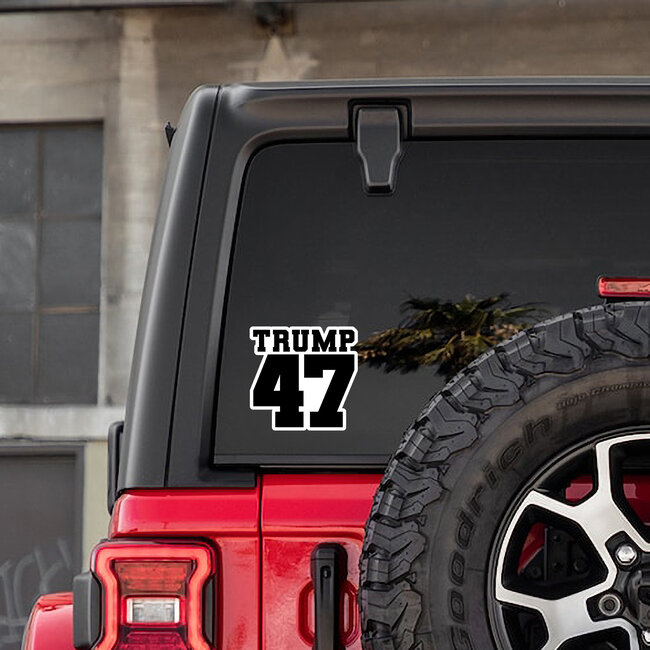 SLE Customs "Team Trump 47" Vinyl Sticker – Custom Colors & Sizes