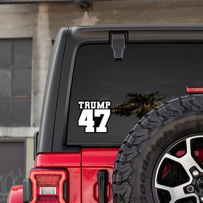 SLE Customs "Team Trump 47" Vinyl Sticker – Custom Colors & Sizes
