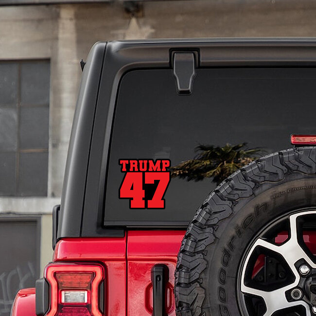 SLE Customs "Team Trump 47" Vinyl Sticker – Custom Colors & Sizes