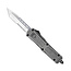 Cobratec Medium FS-3 Stonewash OTF Knife - Tanto Serrated Blade | CobraTec Knives