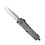 Cobratec Medium FS-3 Stonewash OTF Knife - Drop Serrated Blade | CobraTec Knives