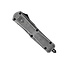 Cobratec Medium FS-3 Stonewash OTF Knife - Drop Serrated Blade | CobraTec Knives