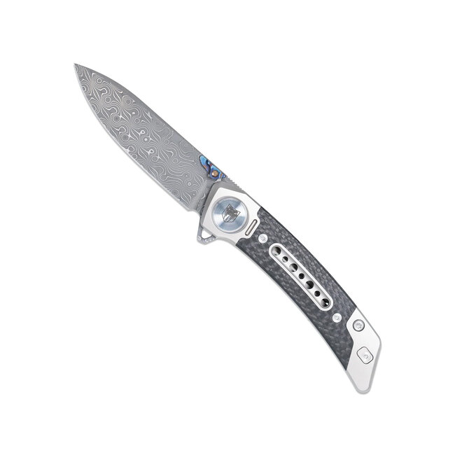 Cobratec The Emperor Knife - CobraTec Knives | Damascus Blade & Titanium Handle