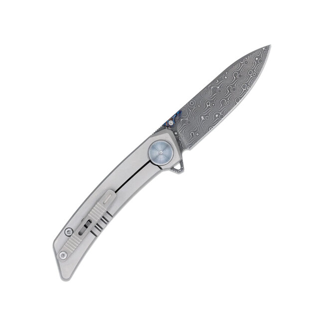 Cobratec The Emperor Knife - CobraTec Knives | Damascus Blade & Titanium Handle
