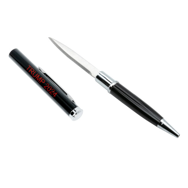Cobratec Trump Pen Knife - CobraTec Knives | Concealed Blade in Aluminum Pen Casing