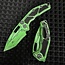 Heretic Knives Medusa Recurve Auto Cel ShadeToxic Green