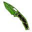 Heretic Knives Medusa Recurve Auto Cel ShadeToxic Green