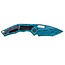 Heretic Knives Medusa Recurve Auto Cel Shade Turquoise