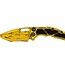 Heretic Knives Medusa Recurve Auto Cel Shade Yellow