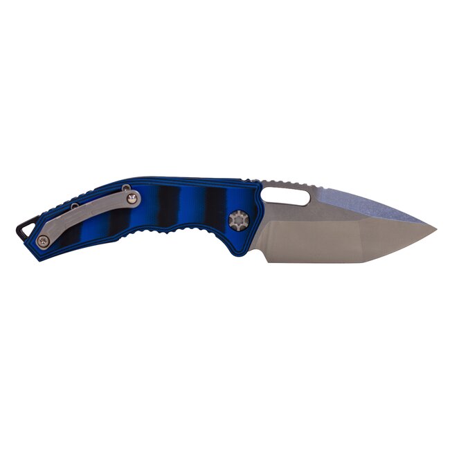 Heretic Knives Heretic Knives Medusa Auto – Tango Stonewashed, Blue G10 Handle