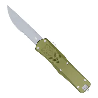 Cobratec Cobratec Large FS-X Gen III - OD Green / Drop Serrated