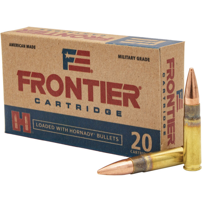 Hornady 300 Blackout 125gr FMJ - Frontier FR400, 20rd Military Grade