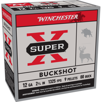 Winchester Winchester Super X 12ga 2.75" 00 Buckshot – 25rd Box