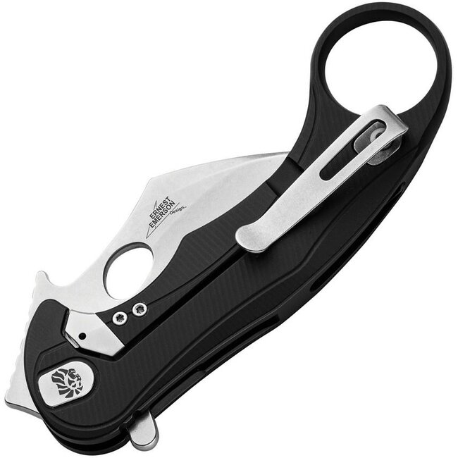 LionSTEEL LionSTEEL L.E.One Karambit Knife – Magnacut, Black Aluminum, 3.23"