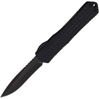 Heretic Knives Heretic Manticore X OTF Knife – MagnaCut Recurve Blade, Black