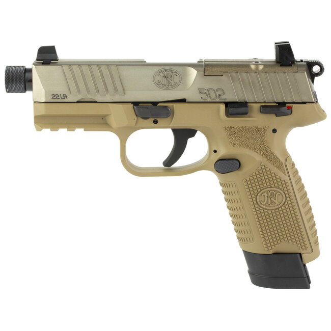 FNH FN AMERICA 502 TACTICAL 22 LR 4.6'' 15-RD SEMI-AUTO PISTOL
