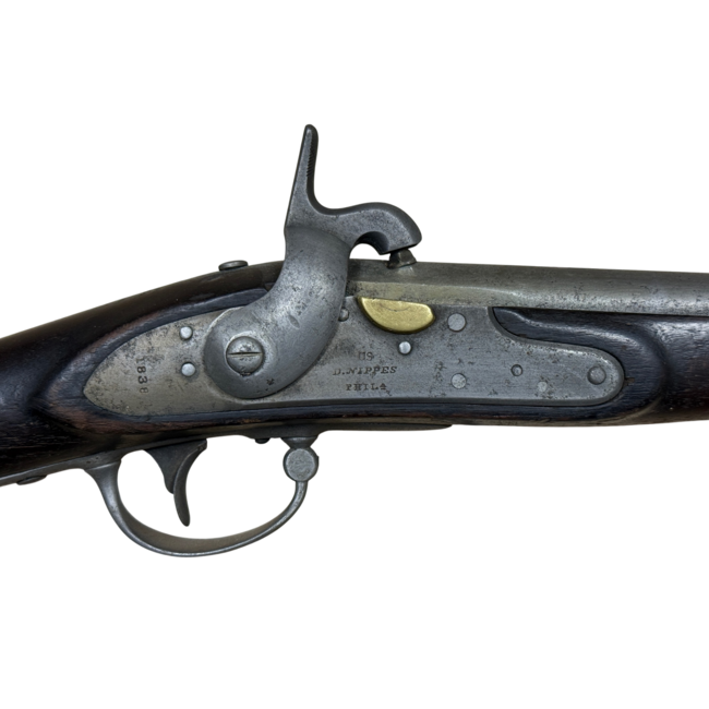 D. Nippes U.S. 1838 Antique Black Powder Musket