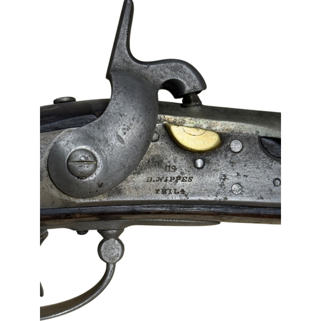 D. Nippes U.S. 1838 Antique Black Powder Musket