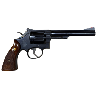 Smith & Wesson Pre-Lock S&W K-22 .22 LR Revolver with Wood Grips