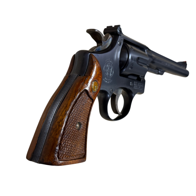 Smith & Wesson Pre-Lock S&W K-22 .22 LR Revolver with Wood Grips