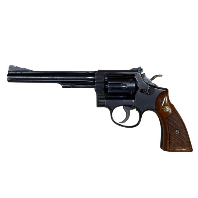 Smith & Wesson Pre-Lock S&W K-22 .22 LR Revolver with Wood Grips