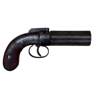 Manhattan Pepperbox Pistol — Antique, Non-Working