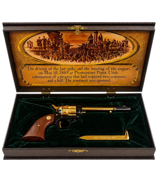 Colt Colt Golden Spike Centennial .22 LR Revolver with Case