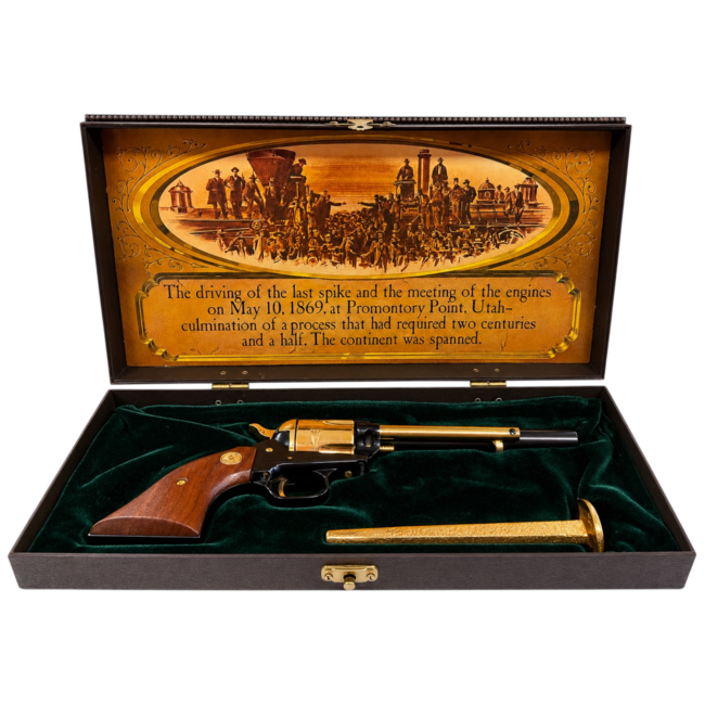 Colt Colt Golden Spike Centennial .22 LR Revolver with Case