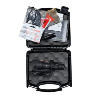 Trijicon Trijicon, ACOG Rifle Scope, 4X32mm, Red Chevron Reticle LIKE NEW