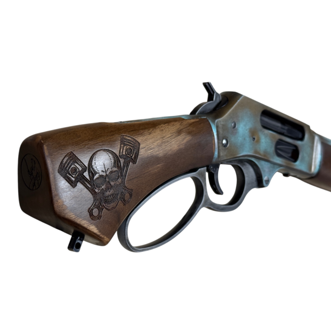 Henry Repeating Arms Custom Henry Axe .410 Lever Action – Rat Rod Cerakote & Engraved Wood