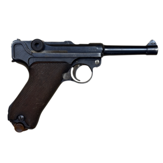 1914 Erfurt P08 Luger 9mm WWI German Pistol w/ Original Magazine