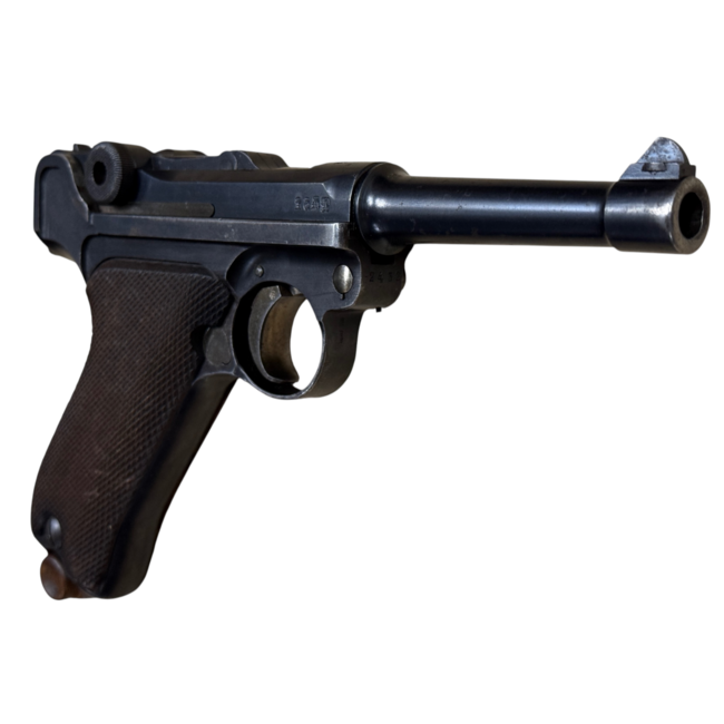 1914 Erfurt P08 Luger 9mm WWI German Pistol w/ Original Magazine
