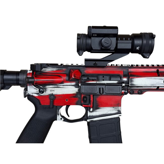 CMMG CMMG RESOLUTE MK4 5.56 NATO — Red, White & Blue — Like New