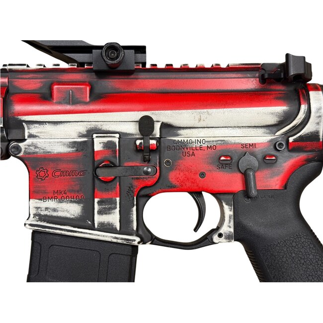 CMMG CMMG RESOLUTE MK4 5.56 NATO — Red, White & Blue — Like New