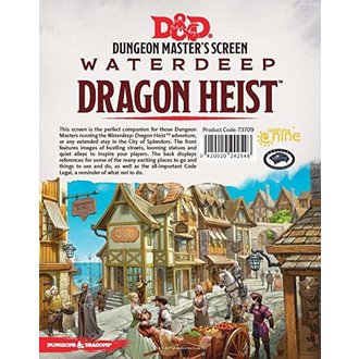 Dungeons & Dragons Dungeons & Dragons 5th edition - Dungeon Master's Screen Waterdeep Dragon Heist Dungeons & Dragons Dungeons & Dragons 5th edition - Dungeon Master's Screen Waterdeep Dragon Heist