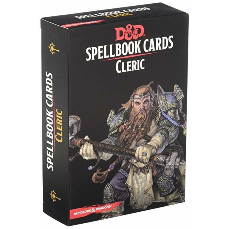 Dungeons & Dragons Dungeons & Dragons 5th edition -  Spellbook Cards - Cleric Deck (Anglais)