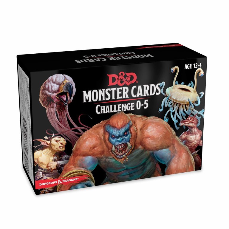 Dungeons & Dragons Dungeons & Dragons 5th edition - Monster Cards - Challenge 0-5 (Anglais)