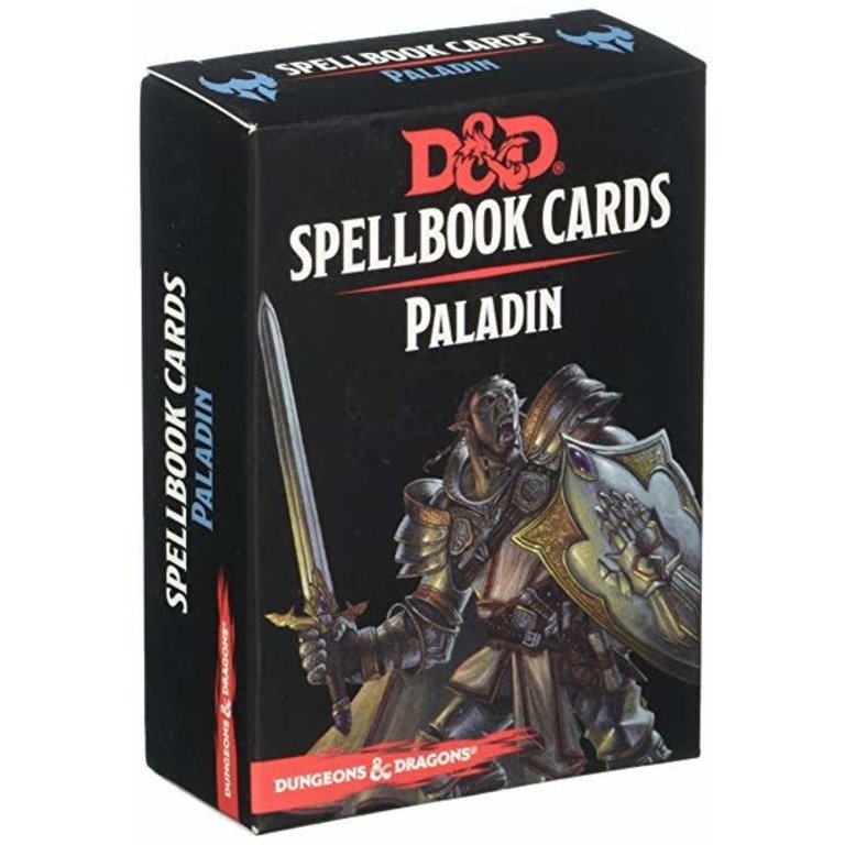 Dungeons & Dragons Dungeons & Dragons 5th edition - Spellbook Cards - Paladin Deck (Anglais)