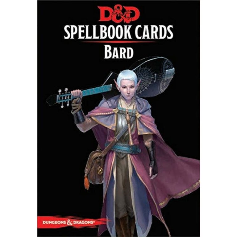 Dungeons & Dragons Dungeons & Dragons 5th edition - Spellbook Cards - Bard  (Anglais)