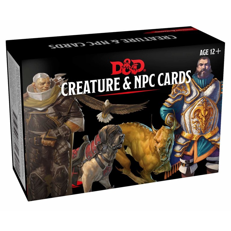 Dungeons & Dragons Dungeons & Dragons 5th edition - Creature & NPC Cards (Anglais)