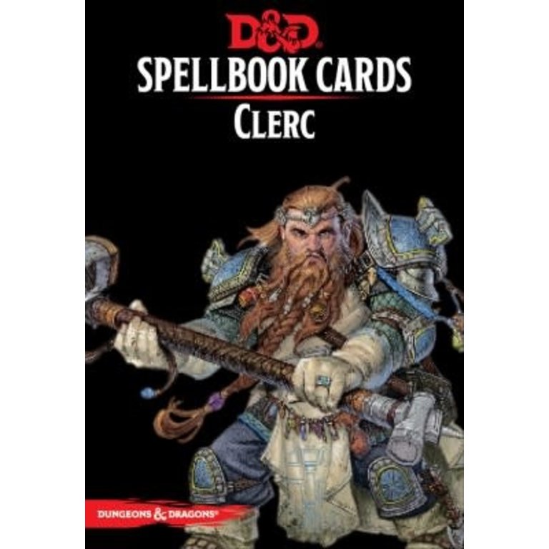 Dungeons & Dragons Dungeons & Dragons 5th edition -  Spellbook Cards - Clerc (French)