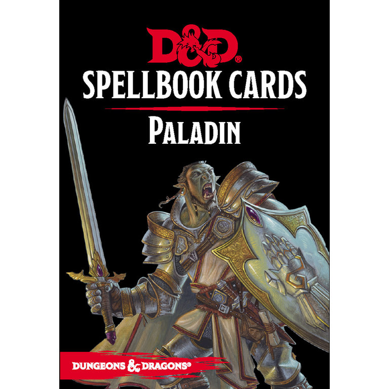 Dungeons & Dragons Dungeons & Dragons 5th edition -  Spellbook Cards - Paladin (Francais)