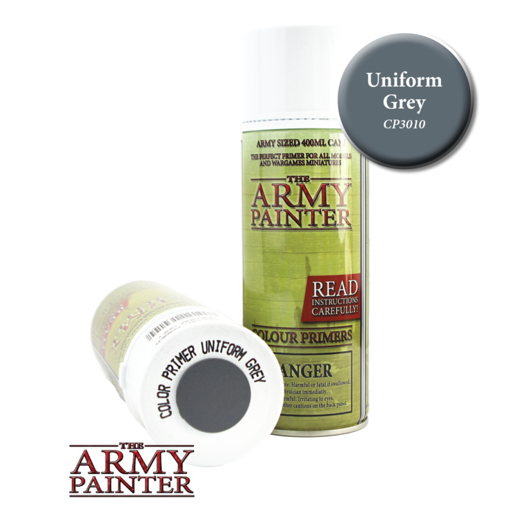Army Painter (AP) Colour Primer (Spray can) - Uniform Grey