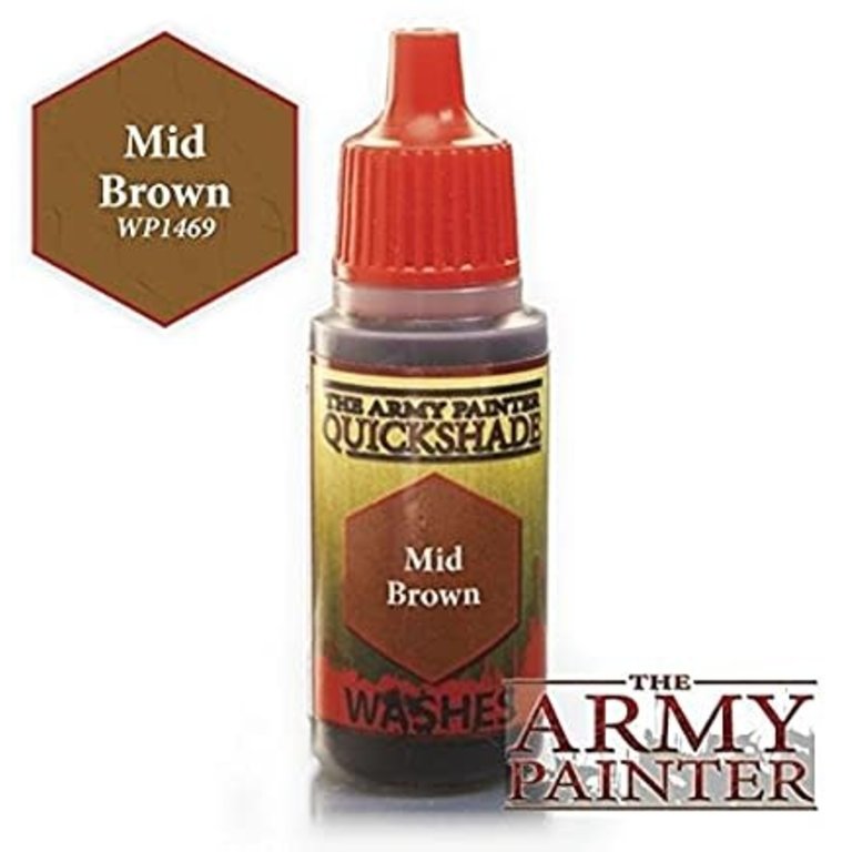 Army Painter Warpaints: Mid Brown 18ml