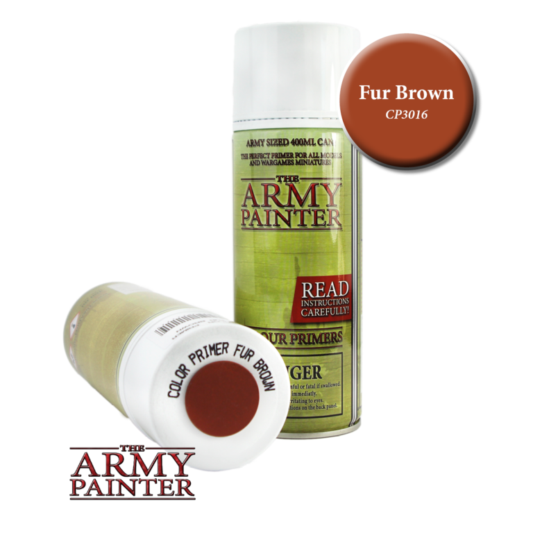 Army Painter (AP) Colour Primer (Spray can) - Fur Brown