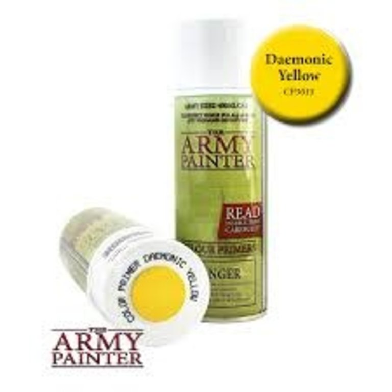 Army Painter (AP) Colour Primer (Spray can) - Daemonic Yellow