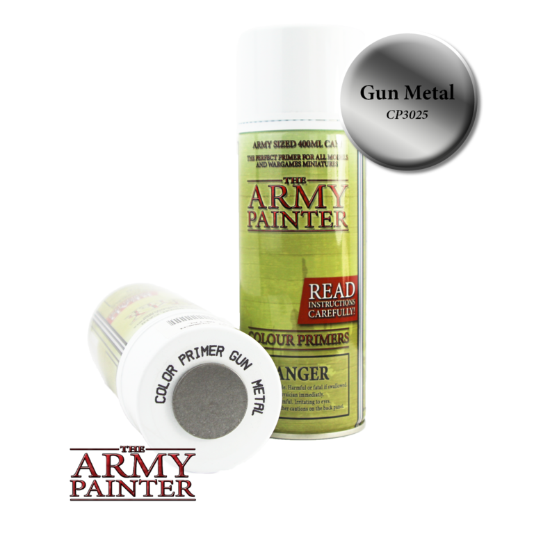 Army Painter (AP) Colour Primer (Spray can) - Gun Metal