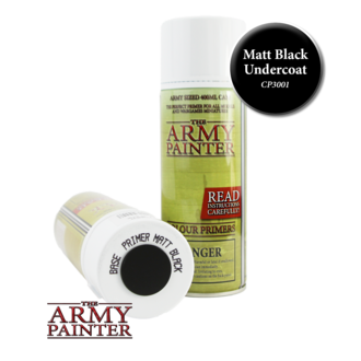 Army Painter (AP) Colour Primer (Spray can) - Matt Black Army Painter (AP) Colour Primer (Spray can) - Matt Black